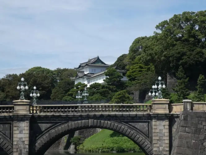 Nijubashi double bridge at the Imperial Palace