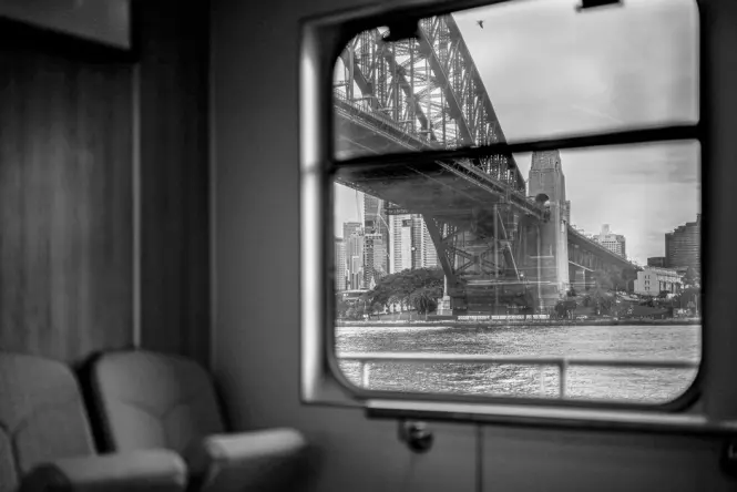 Milsons Point train station near Luna Park Sydney