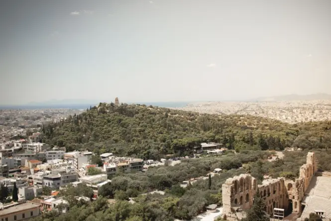 Historic architecture at Lycabettus Hill