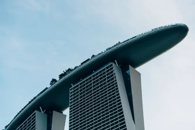Historic architecture at Marina Bay Sands