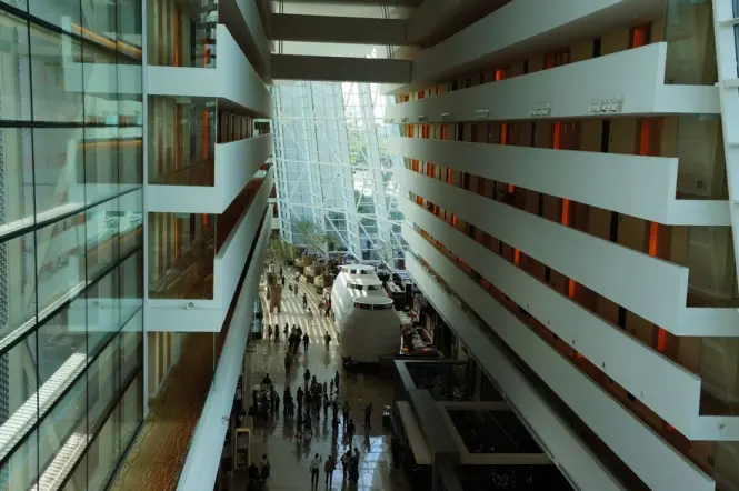 Tickets and entrance at Marina Bay Sands