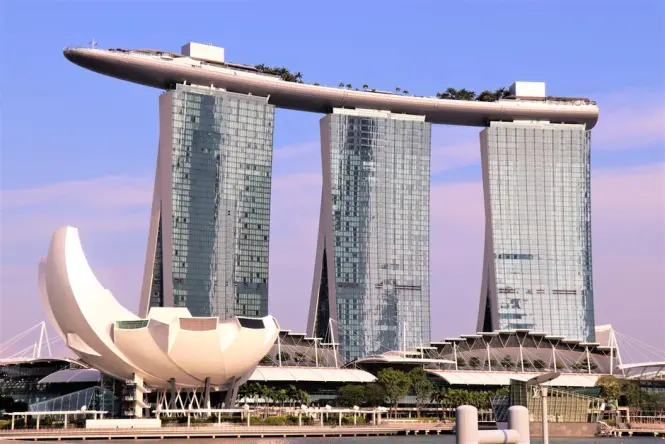 Marina Bay Sands main exterior view