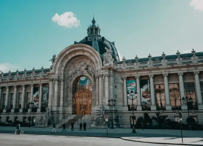 Museum entrance in Nice France