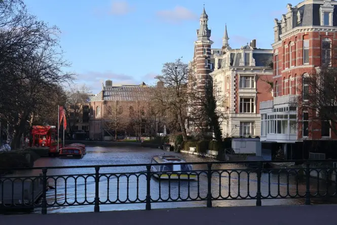Tram stop near Museumplein Amsterdam