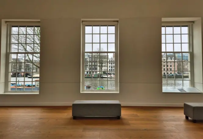 Banksy artwork inside Moco Museum galleries