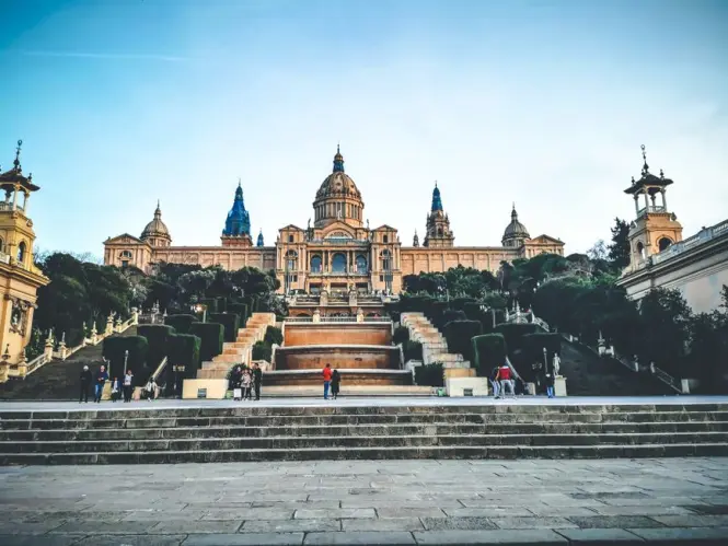 Inside Montjuic Castle
