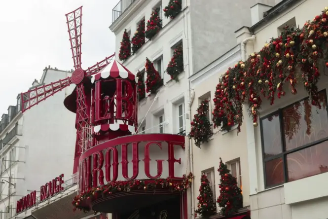 Historic architecture at Moulin Rouge