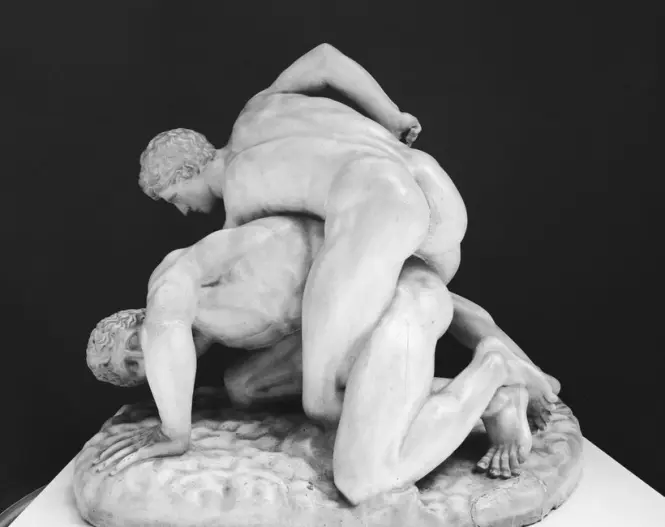 Bronze statue from the Antikythera shipwreck collection