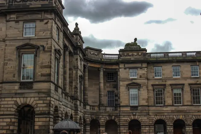 Historic architecture at National Museum of Scotland