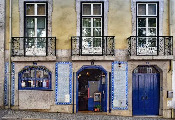 Entrance to the National Tile Museum on Rua da Madre de Deus