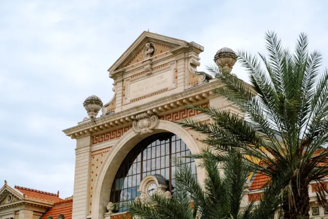 Cathedral façade on Place Rossetti Nice