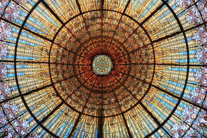 Historic architecture at Palau de la Musica Catalana