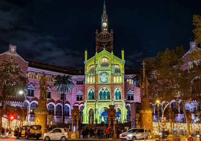 Palau de la Musica Catalana main exterior view