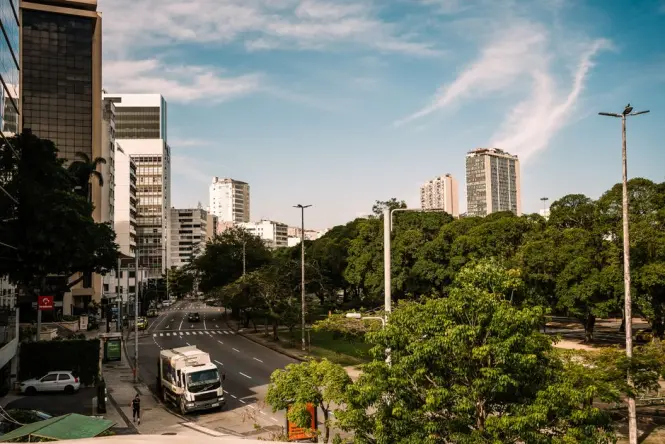 Street in the Jardim Botanico neighborhood near Parque Lage