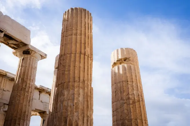 Historic architecture at Parthenon
