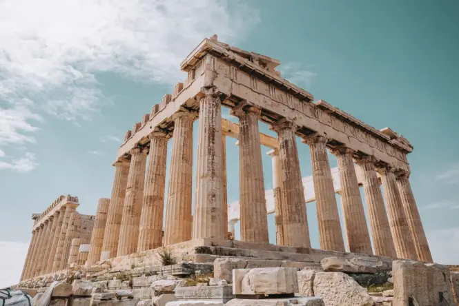 Parthenon main exterior view