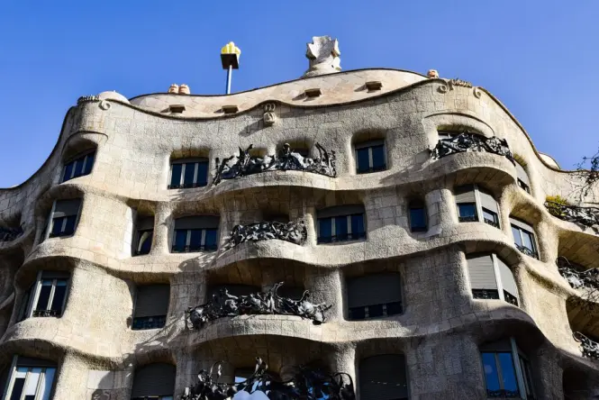 Casa Batlló modernist facade on Passeig de Gràcia