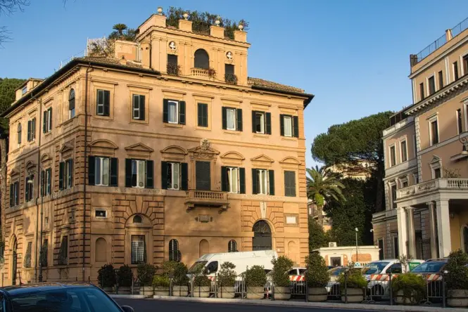 Palazzo Venezia facade on the square