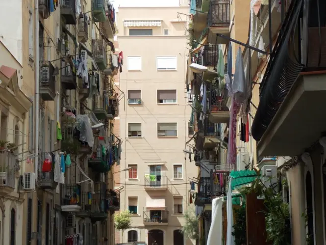 Carrer Montcada medieval street in El Born