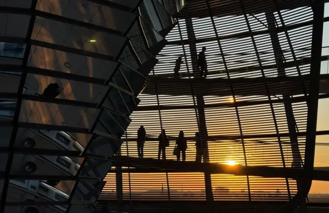 Inside Reichstag Building