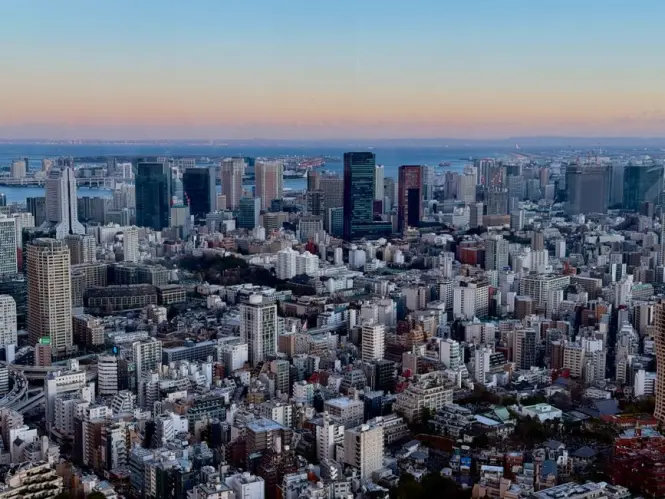 Roppongi Hills at golden hour