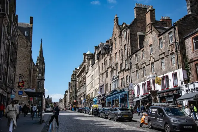 Historic architecture at Royal Mile