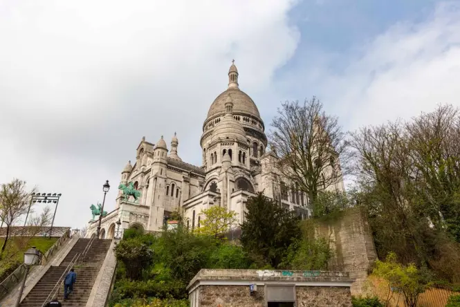 Getting to Sacre-Coeur Basilica in Paris