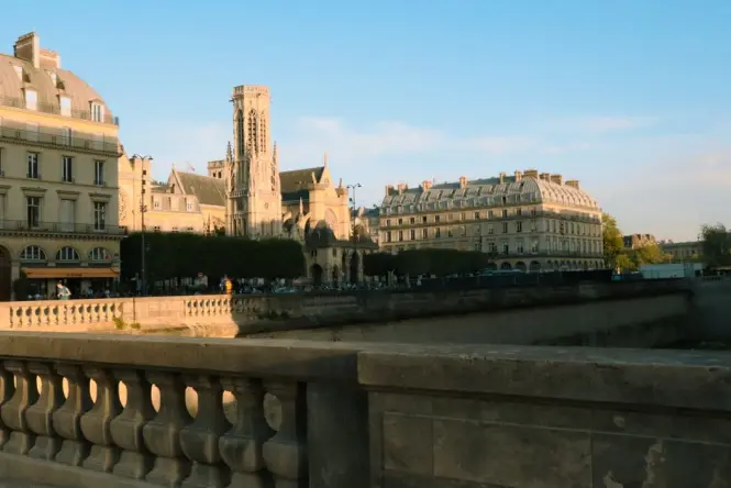 Sainte-Chapelle at golden hour