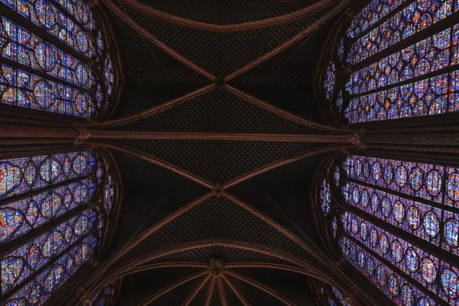 Historic architecture at Sainte-Chapelle