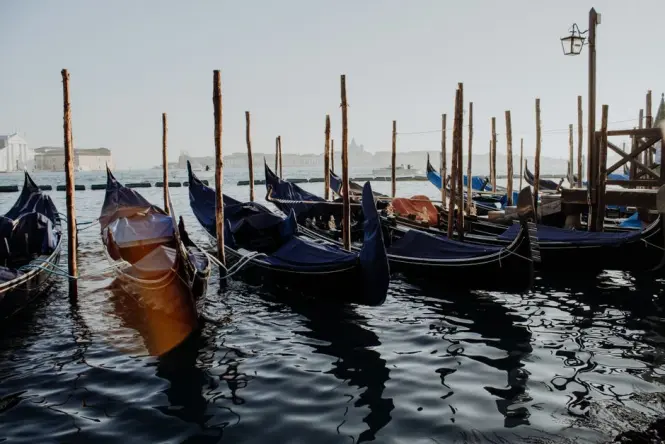 A peaceful morning view of the Grand Canal near Santa Maria della Salute