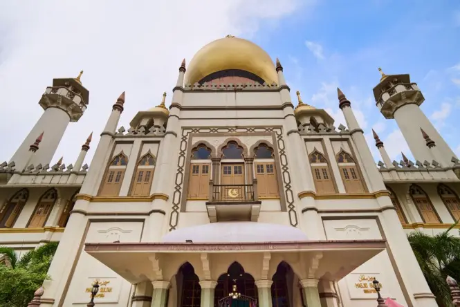 Historic architecture at Sentosa Island