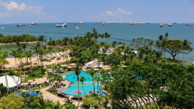 Inside Sentosa Island