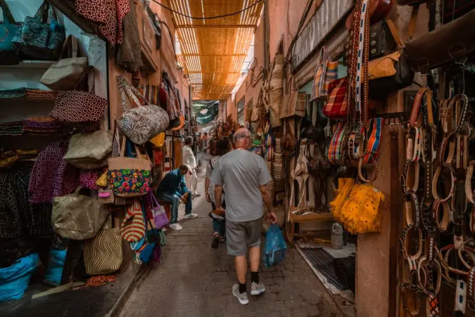 Inside Souks of Marrakech