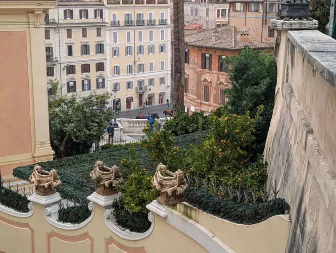 Historic architecture at Spanish Steps
