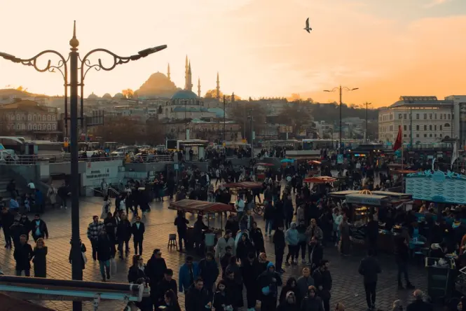 Spice Bazaar at golden hour