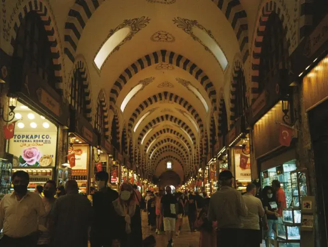 Historic architecture at Spice Bazaar
