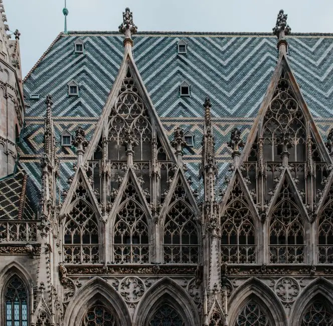 Historic architecture at St. Stephen's Cathedral