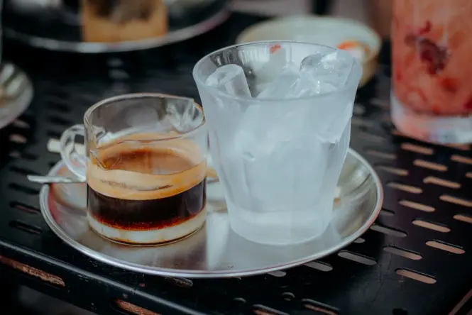 Cafe in a converted shophouse in Talad Noi Bangkok