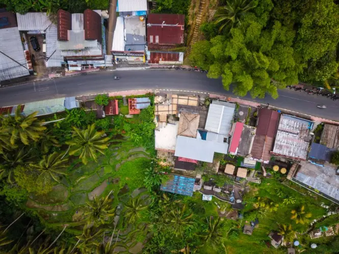 Village road near Kemenuh, Sukawati, Bali