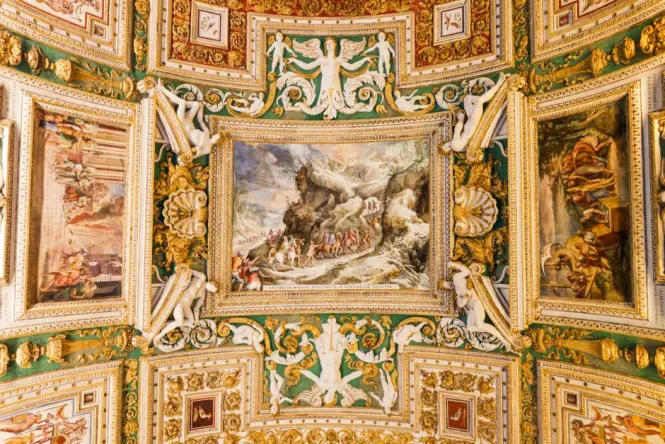 Historic architecture at Vatican Museums