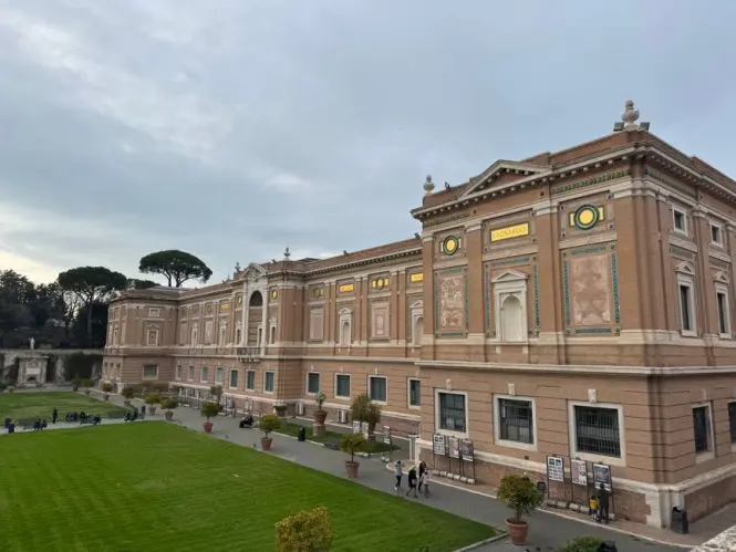 Vatican Museums main exterior view