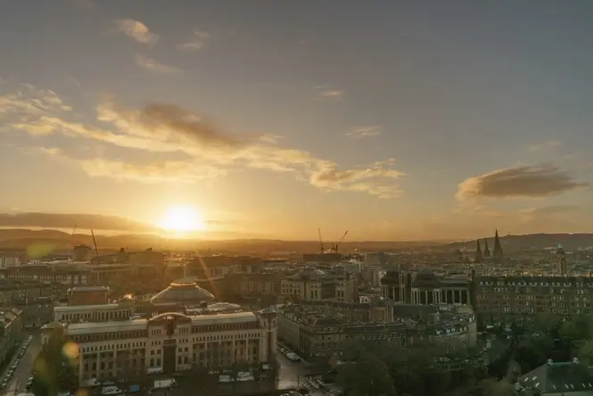 Victoria Street at golden hour