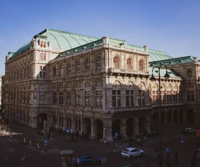 Historic architecture at Vienna State Opera
