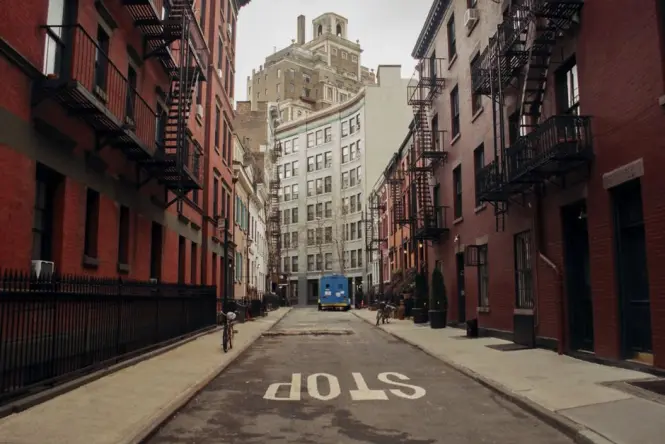 NYU building bordering Washington Square Park