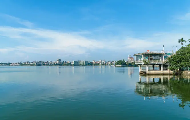 Getting to West Lake in Hanoi