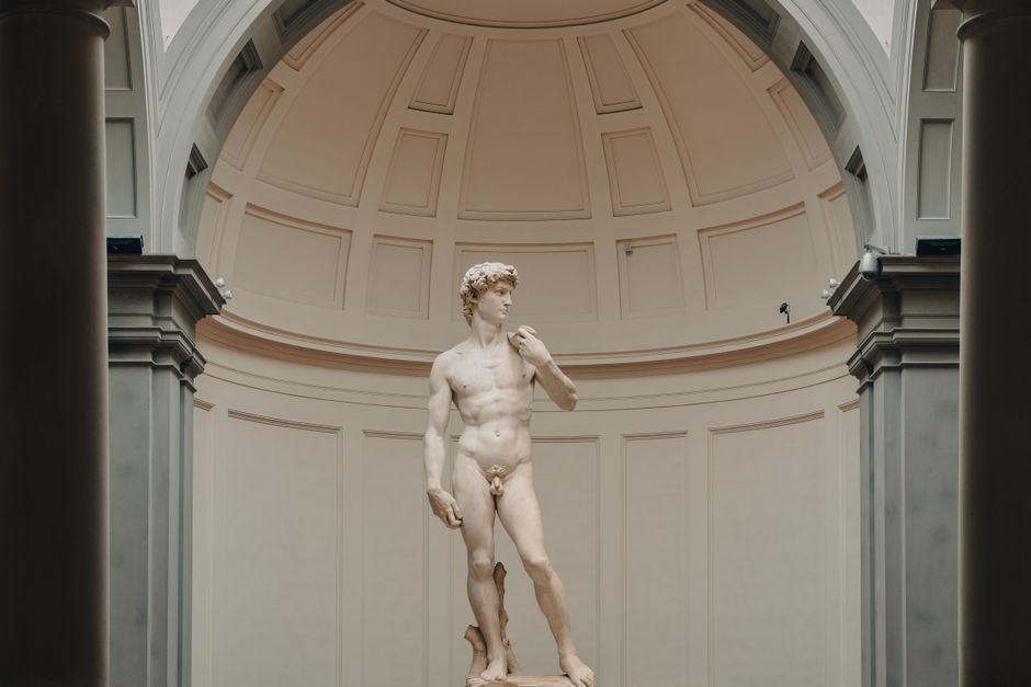 Michelangelo David at the Accademia in Florence