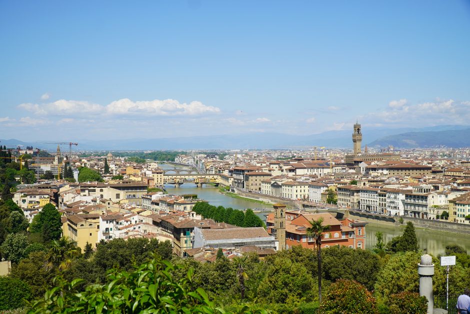 Skyline view from Piazzale Michelangelo in Florence