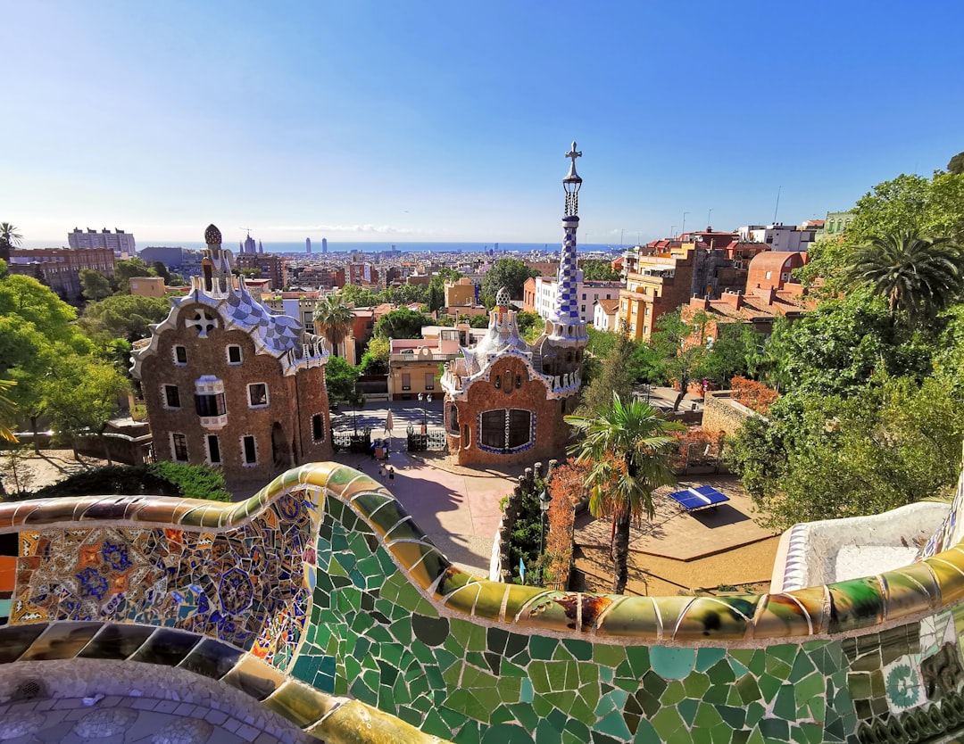 Mosaic terrace at Park Güell