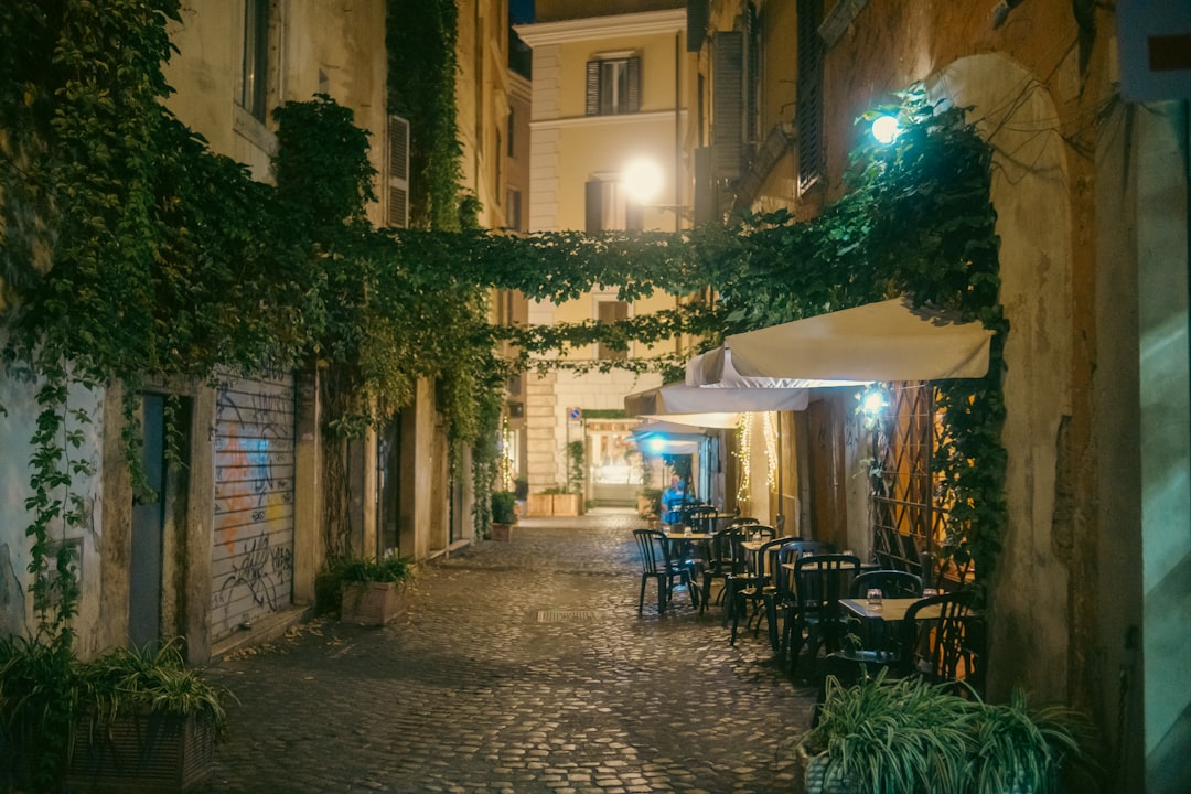 Evening street in Trastevere