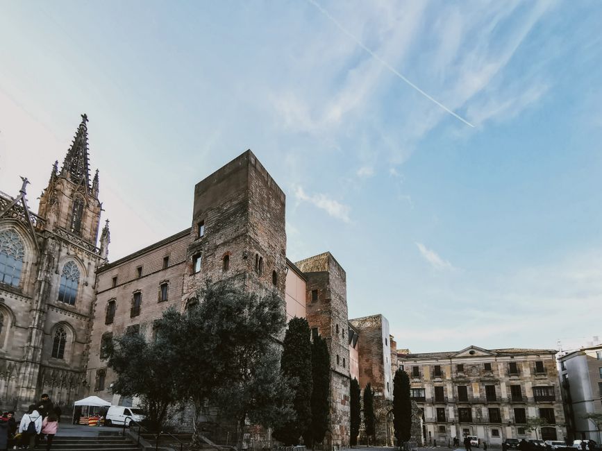 Barcelona Cathedral in the Gothic Quarter